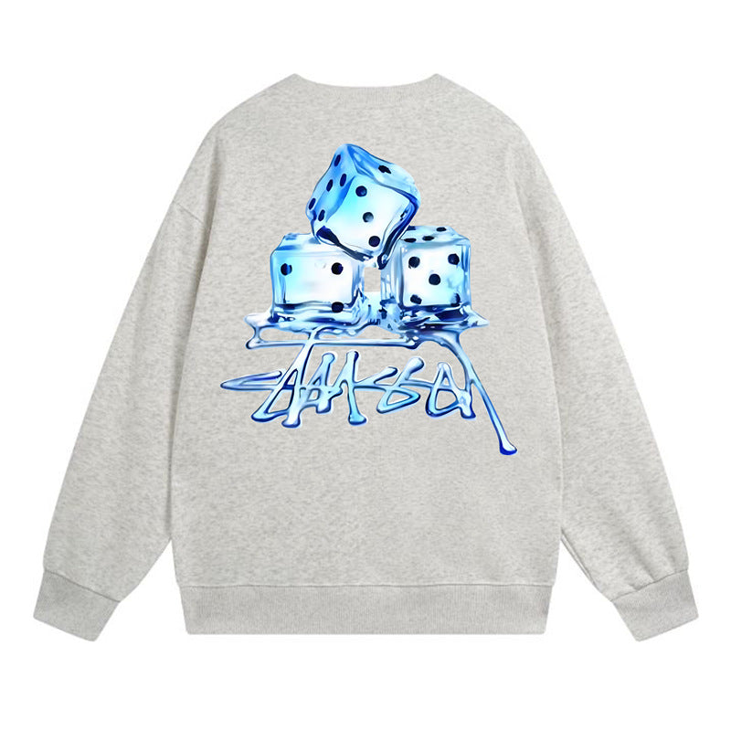 Stussy Sweatshirts Crew Neck Fleece Sweater